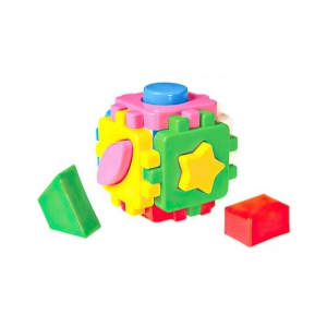 Купить Іграшка куб "Розумний малюк. Міні" 1882 "Technok Toys" 12 элементов, сортер, 10см, в пакете оптом с доставкой