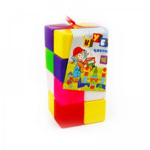 Купить Кубик кольоровий у сітці 111/1 16 куб. "BAMSIC", сітка оптом с доставкой