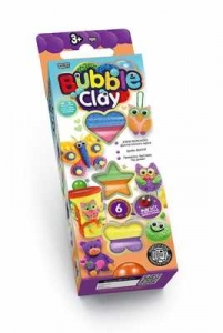 Купить Пінопластовий пластилін "BUBBLE CLAY" BBC-01-01U,02U "Danko Toys", 4 види оптом с доставкой