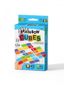 Купить Розважальна настільна гра "Brainbow CUBES" G-BRC-01-01 "Danko Toys", ОПИС УКР/РОС. МОВАМИ оптом с доставкой