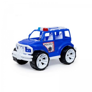 Купить Іграшка дитяча "Позашляховик класичний малий" “Поліція” 327 "BAMSIC", у сітці оптом с доставкой