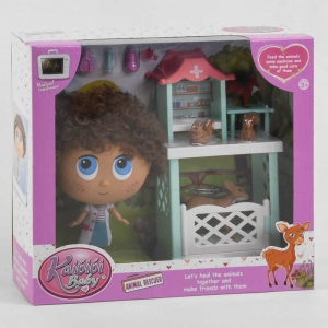 Купить *Лялька BLD 325 4 фігурки тварин, меблі, аксесуари, в коробці оптом с доставкой