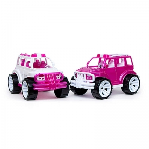 Купить Іграшка дитяча "Позашляховик класичний малий" розовий кузов 330 "BAMSIC" оптом с доставкой