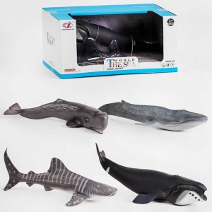 Купить Морские животные Q 9899 P 21 4 вида, в коробке оптом с доставкой