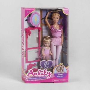 Купить Набір ляльок 99239 "Балерини", 2 ляльки, меблі, в коробці оптом с доставкой