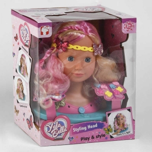 Купить Лялька-Голова YL 888 E Манекен для зачісок та макіяжу, світловий ефект, з аксесуарами, в коробці оптом с доставкой
