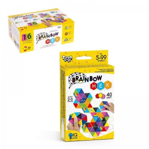 Купить Розважальна настільна гра "Brainbow HEX" G-BRH-01-01 "Danko Toys", ОПИС УКР/РОС. МОВАМИ оптом с доставкой