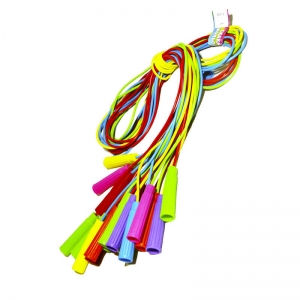 Купить Скакалка резинова кольорова 21292 довжина 2,8 м. товщина 5 мм. ЦІНА ЗА ЗВ’ЯЗКУ, У ЗВ’ЯЗЦІ 10ШТ "M Toys" оптом с доставкой