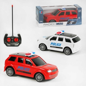 Купить Машина на радіокеруванні 555-4 BD 2 кольори, "Поліція", масштаб 1:16, акум. 3,7 V, пульт 27 MHz, підсвічування, у коробці оптом с доставкой