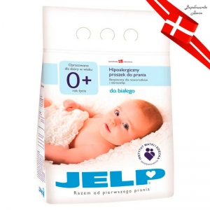 Купить 0+ Гіпоалергенний пральний порошок для білого 2,24 кг 80012 / 5720233800127 "JELP" оптом с доставкой