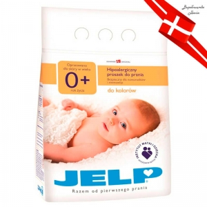 Купить 0+ Гіпоалергенний пральний порошок для кольорового 2,24 кг 80010 / 5720233800103 "JELP" оптом с доставкой