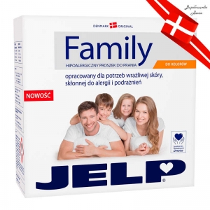 Купить FAMILY Гіпоалергенний пральний порошок для кольорового 2,24 кг 90030 / 5713183900306 "JELP" оптом с доставкой