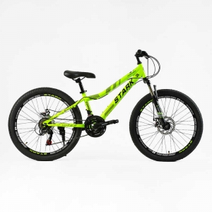 Купить Велосипед Спортивний Corso «STARK» 24" дюйми SK - 24331 рама сталева 12``, 21 швидкість SAIGUAN, зібран на 75% оптом с доставкой