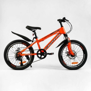 Купить Дитячий спортивний велосипед 20’’ Corso «CRANK» CR-20303 сталева рама, обладнання LTWOO-A2, 7 швидкостей, зібран на 75% оптом с доставкой