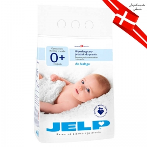 Купить 0+ Гіпоалергенний пральний порошок для білого 4,0кг 80004 / 5720233800042 "JELP" оптом с доставкой