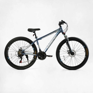Купить Велосипед Спортивний Corso «LEGEND» 27,5" дюймів LG-27754 рама алюмінієва 15,5``, обладнання Shimano 21 швидкість, зібран на 75% оптом с доставкой