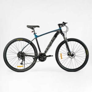 Купить Велосипед Спортивний Corso «MAGNUS» 29" дюймів MG-90935 рама алюмінієва 21``, обладнання Shimano 27 швидкостей, зібран на 75% оптом с доставкой