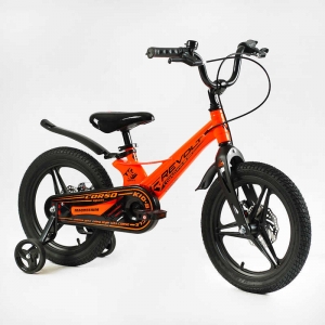 Купить Велосипед 16" дюймів 2-х колісний Corso «REVOLT» MG-16055 МАГНІЄВА РАМА, ЛИТІ ДИСКИ, ДИСКОВІ ГАЛЬМА, зібран на 75% оптом с доставкой