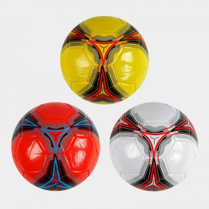 Купить М`яч футбольний М 48470 3 кольори, вага 300-310 грамів, гумовий балон, матеріал PVC, розмір №5, ВИДАЄТЬСЯ МІКС оптом с доставкой