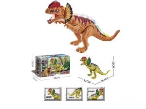 Купить Динозавр NY 042 B 2 кольори, ходить, гарчить, підсвічування, рухливі кінцівки, в коробці оптом с доставкой