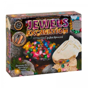 Купить Креативна творчість для проведення розкопок "JEWELS AMULETS EXCAVATION" камні JAEX-01-01 "Danko Toys" оптом с доставкой