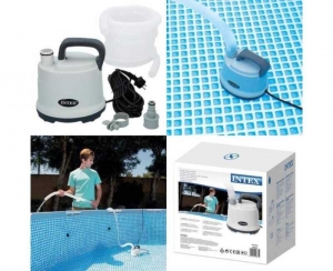 Купить Intex Насос 28606 дренажний, електричний, занурювальний насос, для відкачування та зливу води з басейну 3 585 л/год оптом с доставкой