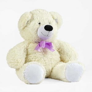 Купить М`яка іграшка "Ведмедик" колір ваніль В31135 висота 1 м - 4820005214808 оптом с доставкой