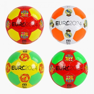 Купить М`яч футбольний С64676 4 види, 310-330 грамів, матеріал - м`який PVC, розмір №5 оптом с доставкой