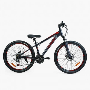 Купить Велосипед Спортивний Corso «PRIMO» 26`` дюймів RM-26607 рама алюмінієва 13``, обладнання SAIGUAN 21 швидкість, зібран на 75% оптом с доставкой