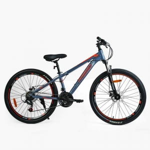 Купить Велосипед Спортивний Corso «PRIMO» 26`` дюймів RM-26094 рама алюмінієва 13``, обладнання SAIGUAN 21 швидкість, зібран на 75% оптом с доставкой