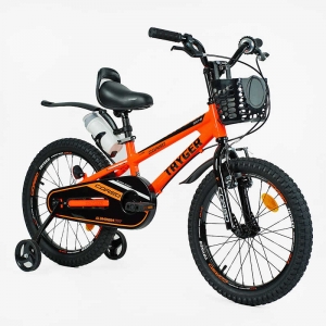 Купить Велосипед 2-х колісний 16" "CORSO" TG-60258 "TAYGER" алюмінієва рама, ручне гальмо, дод. колеса, дзвоник, бутилочка, зібран на 85% оптом с доставкой