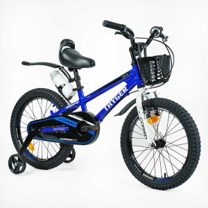 Купить Велосипед 2-х колісний 16" "CORSO" TG-62893 "TAYGER" алюмінієва рама, ручне гальмо, дод. колеса, дзвоник, бутилочка, зібран на 85% оптом с доставкой